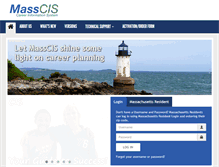 Tablet Screenshot of masscis.intocareers.org